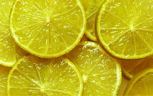 Limetten, Limetten, Zitronen, Zitrusfrüchte in Scheiben schneiden, HD-Hintergrundbild HD wallpaper