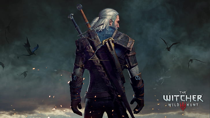 The Witcher 3: Wild Hunt, Geralt of Rivia, The Witcher, videospel, HD tapet