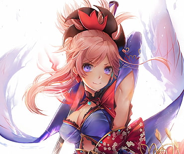 ซีรีส์ Fate, Fate / Grand Order, Musashi Miyamoto, วอลล์เปเปอร์ HD HD wallpaper