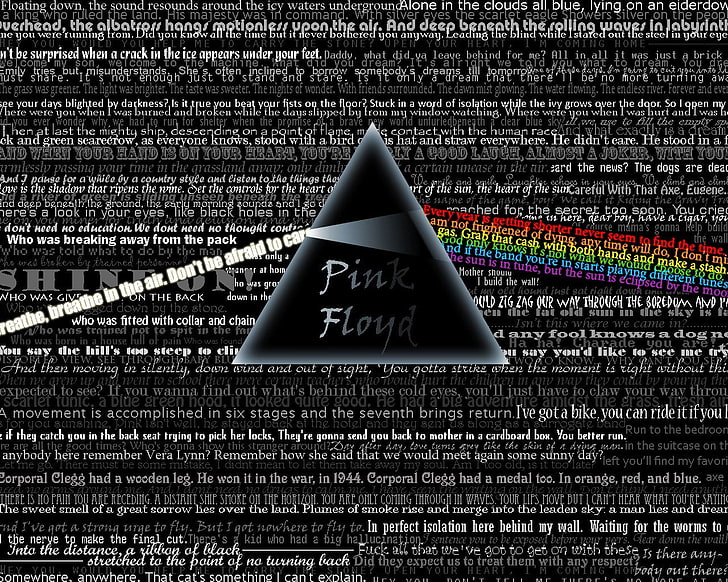 Pink Floyd-logotyp, band (musik), Pink Floyd, musik, HD tapet