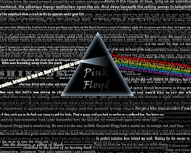Pink Floyd-logotyp, band (musik), Pink Floyd, musik, HD tapet HD wallpaper