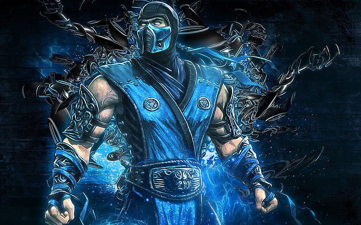Mortal Kombat Subzero, минус, боевой, HD обои