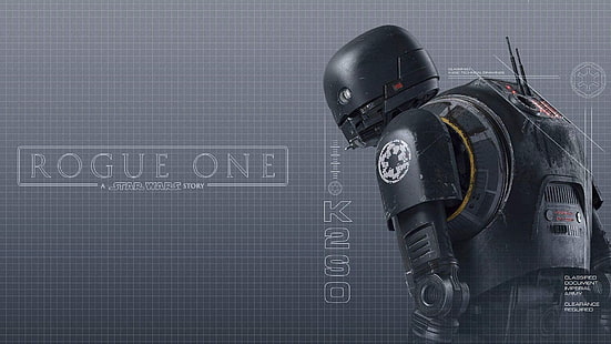 Star Wars Rogue One K2S0 dijital duvar kağıdı, Rogue One: Bir Star Wars Hikayesi, Star Wars, HD masaüstü duvar kağıdı HD wallpaper