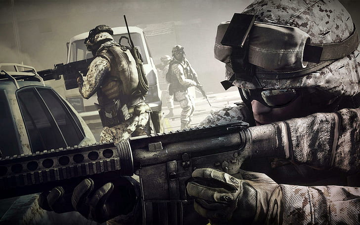 Amazing Battlefield 3, soldiers photo, amazing, battlefield, games, HD wallpaper
