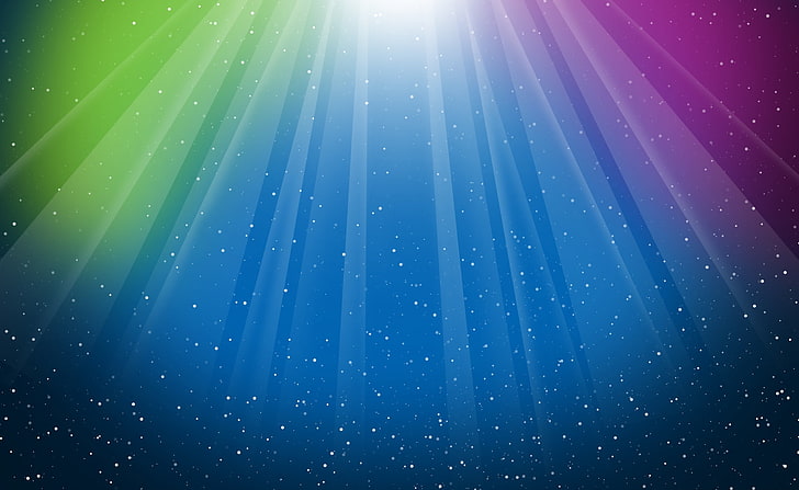 Aurora Burst Biru Hijau Ungu Berwarna-warni, galaksi digital beraneka warna, Aero, Auroras, Biru, Berwarna-warni, Ungu, Hijau, Aurora, Burst, Wallpaper HD