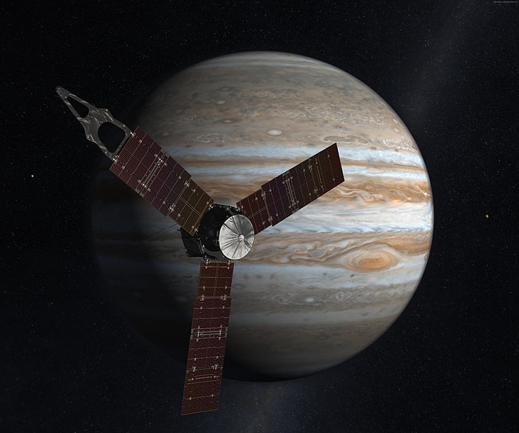 Juno, space, Jupiter, 4K, NASA, HD wallpaper