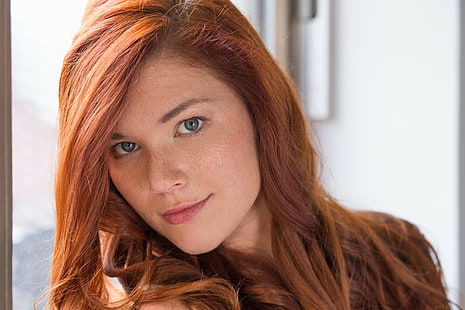 Mia Sollis, wanita, berambut merah, Wallpaper HD HD wallpaper
