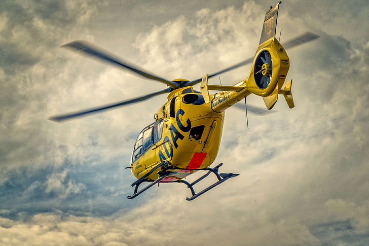 accident rescue, adac, air, air rescue, aircraft, airplane, clouds, engine, flight, fly, helicopter, military, outdoors, propeller, rescue helicopter, rotor, sky, transport, transportation system, travel, vehicle, wi, HD wallpaper