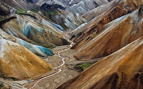 nature, landscape, mountains, valley, river, HD wallpaper HD wallpaper