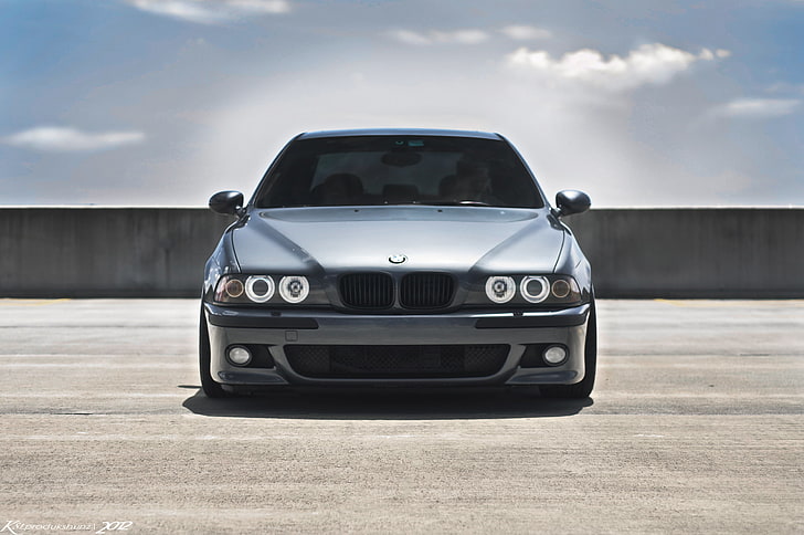 Silber BMW E36, BMW, Vorderansicht, E39, HD-Hintergrundbild