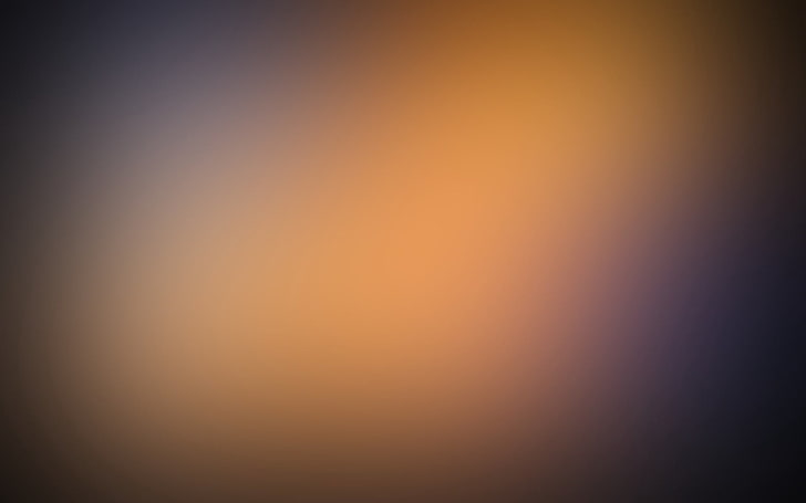 gaussian, oranye, minimalis, kedalaman, Wallpaper HD