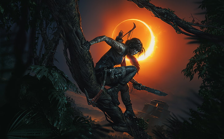 Shadow of the Tomb Raider 2018 Puzzle Video Game、Lara Croft Tomb Raider digital wallpaper、Games、Tomb Raider、Puzzle、Jungle、Trinity、Action、Adventure、Maya、Apocalypse、southamerica、latinamerica、TombRaider、LaraCroft、videogame、2018、shadowofthetombraider、世界の終わり、 HDデスクトップの壁紙