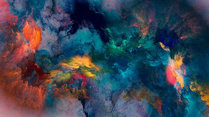 acrylic, texture, design, color, artistic, colorful, fantasy, futuristic, space, effect, graphics, abstract, HD wallpaper