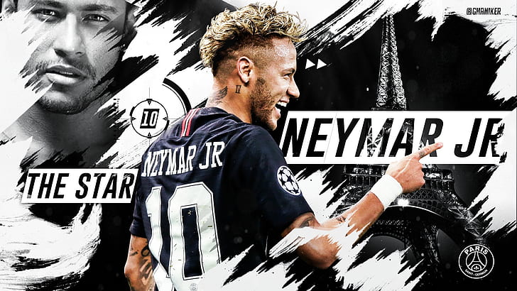 Calcio, Neymar, Parigi Saint-Germain F.C., Sfondo HD