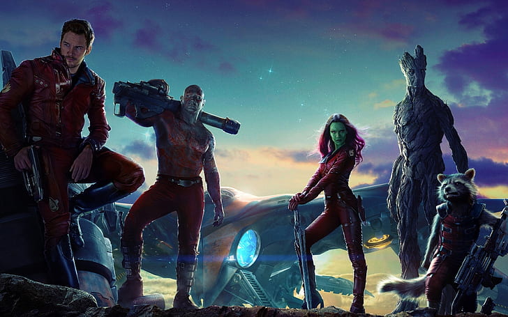 Guardians Of The Galaxy Movie, tapeta strażników galaktyki, Tapety HD