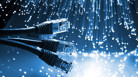 Computer Internet CGI-Kabel Ethernet-Kabel Glasfaser 1920x1080 Abstrakt 3D und CG HD Art, Internet, Computer, HD-Hintergrundbild HD wallpaper