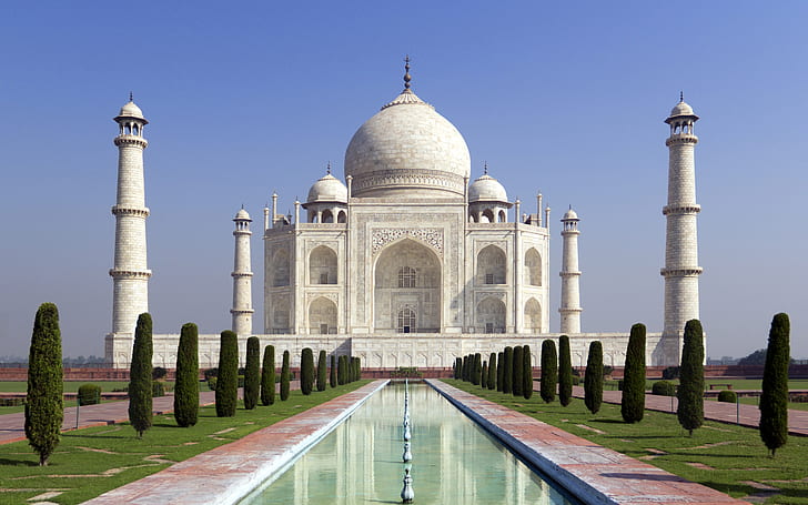 Taj Mahal Agra Indian 4K 5K, Indian, Mahal, 아그라, 타지, HD 배경 화면