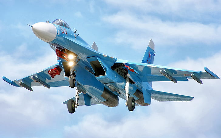 Jet Fighters, Sukhoi Su-27, Wallpaper HD