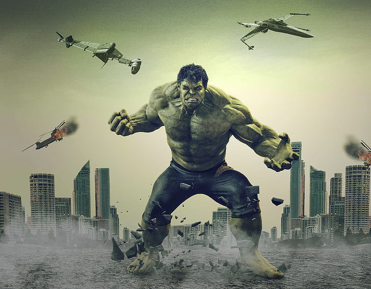 hulk, 4k, hd, obra de arte, deviantart, artista, super-heróis, HD papel de parede