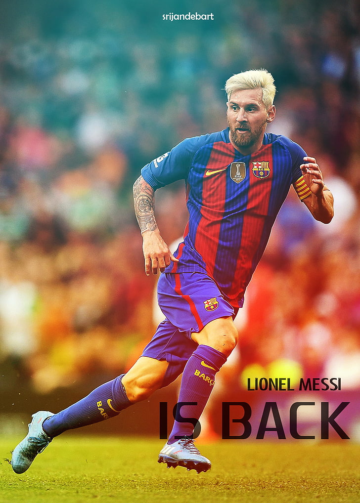 Lionel Messi, FC Barcelona, Wallpaper HD, wallpaper seluler