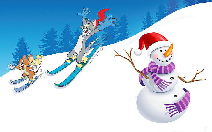 Tom und Jerry Winter Tails Nordic Retail DVD, HD-Hintergrundbild