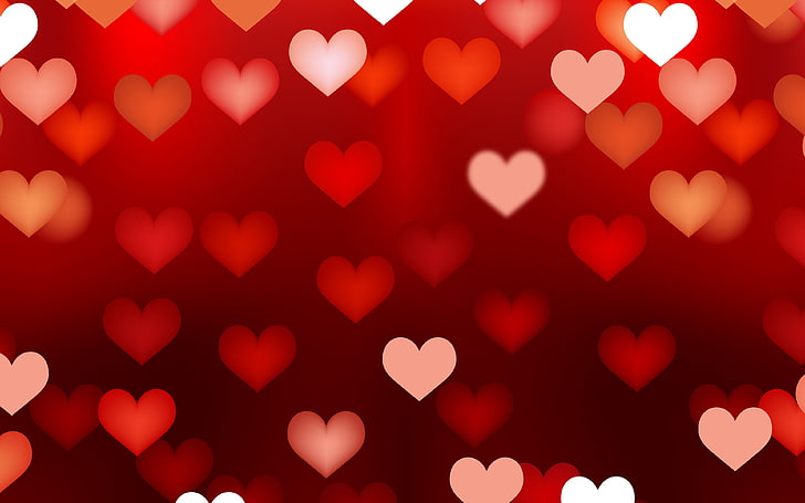 Sevgililer Günü 2018 Romantik Aşk Kalp, HD masaüstü duvar kağıdı