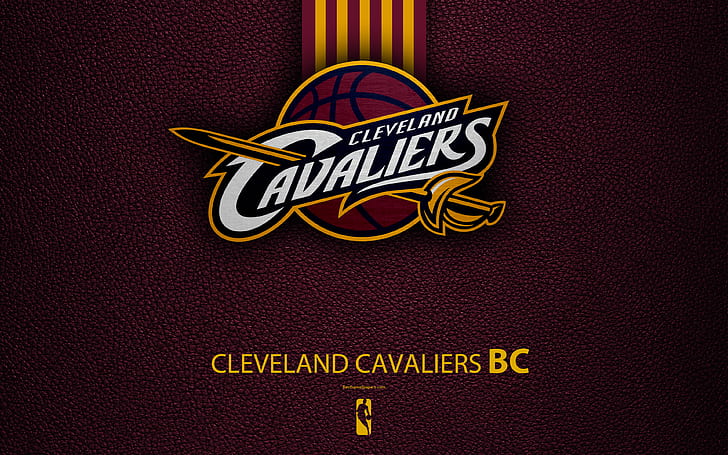 Bola Basket, Cleveland Cavaliers, Logo, NBA, Wallpaper HD