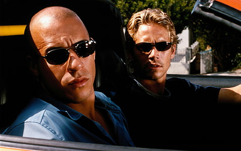 Paul Walker, Vin Diesel, Fast and Furious, HD wallpaper HD wallpaper