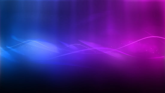 фиолетовые и синие цифровые обои, абстракция, фон, линии, весы, волны, HD обои HD wallpaper