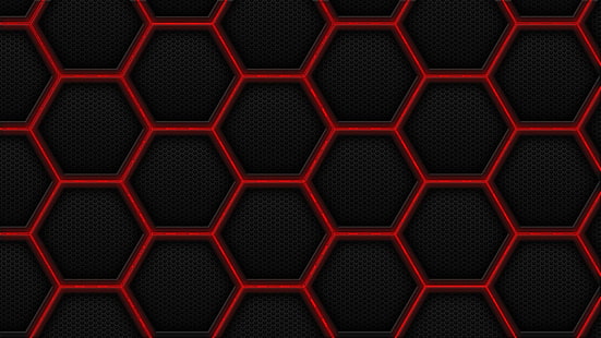abstract, hexagon, textured, HD wallpaper HD wallpaper