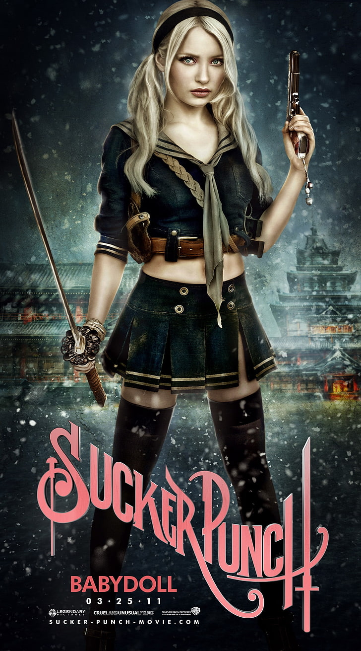 emily browning sucker punch baby doll movie posters 1222x2200  Entertainment Movies HD Art , sucker punch, Emily Browning, HD wallpaper