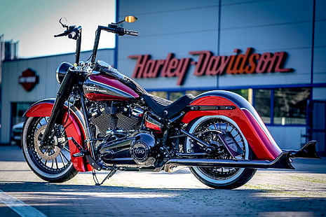 Sepeda Motor, Sepeda Motor Kustom, Harley-Davidson, Bea Cukai Thunderbike, Wallpaper HD HD wallpaper