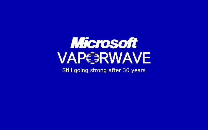 onda de vapor, años 90, Microsoft, Fondo de pantalla HD