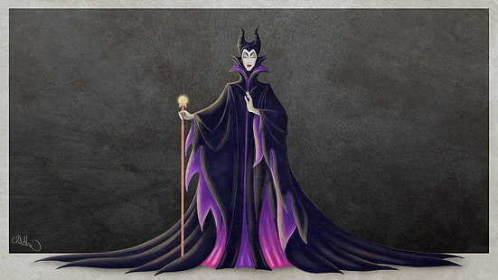 Maleficent Disney HD, карикатура / комикс, Disney, maleficent, HD тапет HD wallpaper