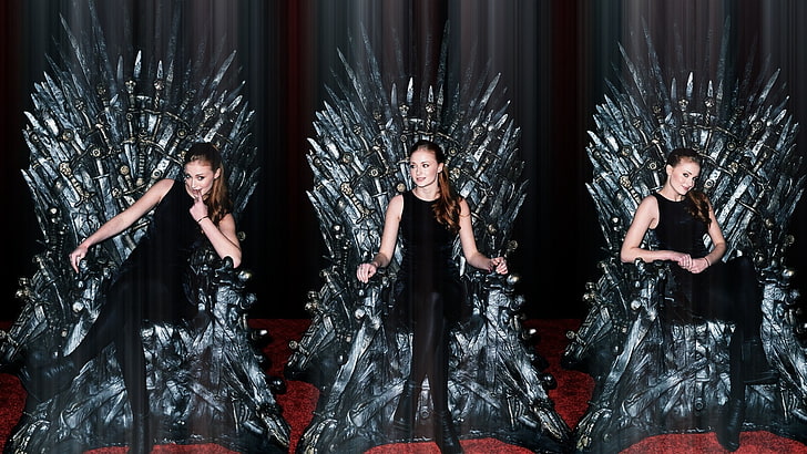 Juego de tronos, Trono de hierro, Sansa Stark, Sophie Turner, Fondo de pantalla HD