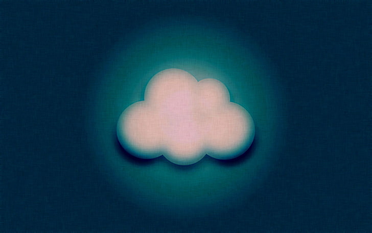 การตกแต่งเมฆขาวนามธรรม, วอลล์เปเปอร์ HD