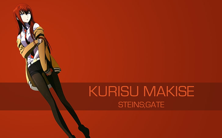 Steins; Gate, Makise Kurisu, chicas anime, Fondo de pantalla HD