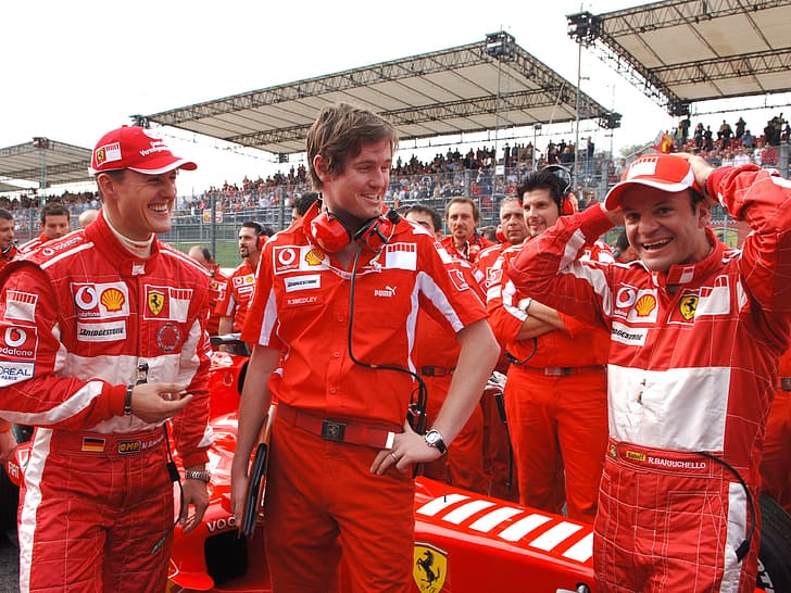 racing, Formel 1, Ferrari, Scuderia Ferrari, Michael Schumacher, barrichello, Rubens Barrichello, Grand Prix, Shell, Marlboro, bil, världsmästerskap, världsmästare, HD tapet