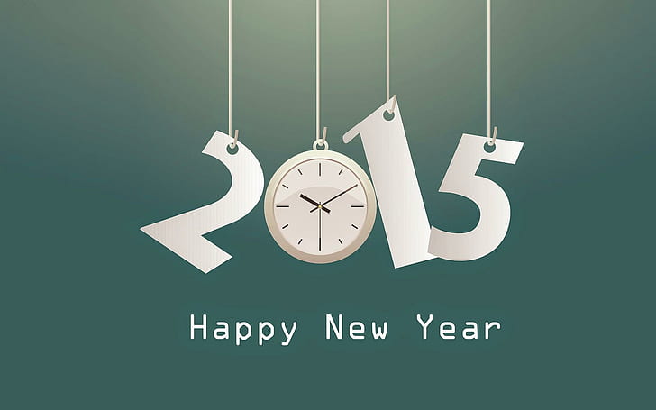 gott nytt år 2015 nytt, 2015 gott nytt år affisch, nytt år 2015, 2015, semester, HD tapet