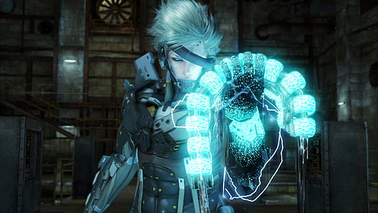 Metal Gear Ilustrasi karakter solid, Metal Gear Rising: Revengeance, video games, Wallpaper HD HD wallpaper