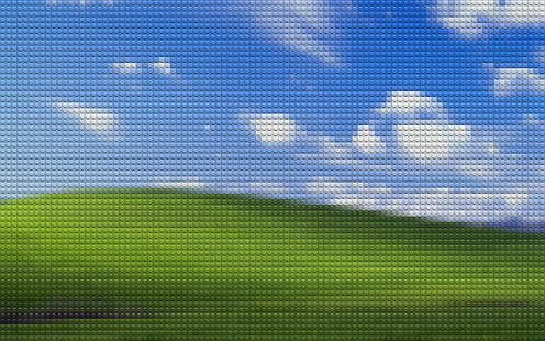 Bliss, Lego, Microsoft, Windows, Xp, HD tapet HD wallpaper