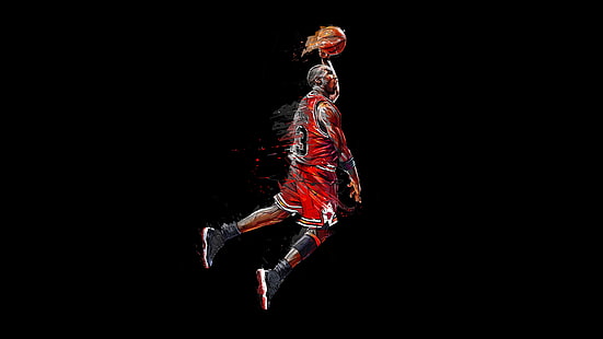 Michael Jordan Artwork 5K, Michael, oeuvre d'art, Jordanie, Fond d'écran HD HD wallpaper