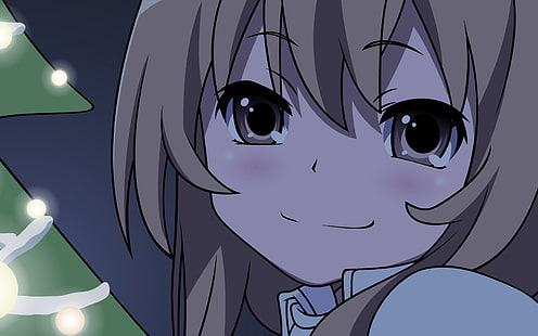 żółtowłosa dziewczyna postać z anime, toradora, tajga aisaka, dziewczyna, słodka, uśmiech, Tapety HD HD wallpaper