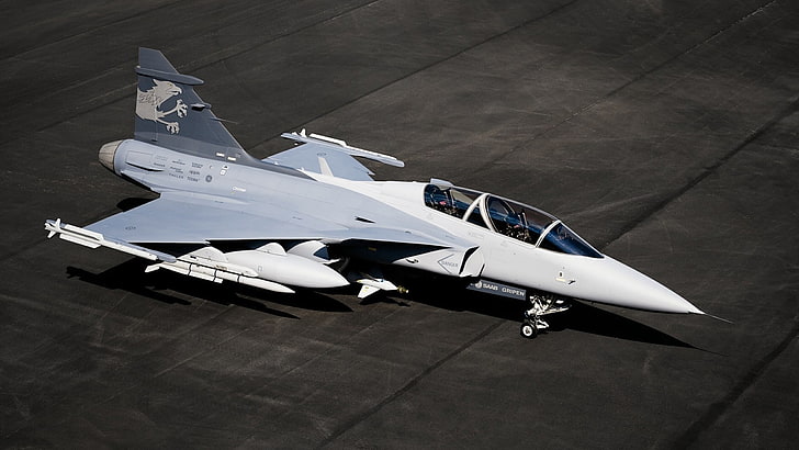 avion, avion militaire, militaire, Saab JAS 39 Gripen, Fond d'écran HD