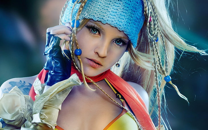 Women, Cosplay, Final Fantasy X-2, Rikku (Final Fantasy), HD wallpaper