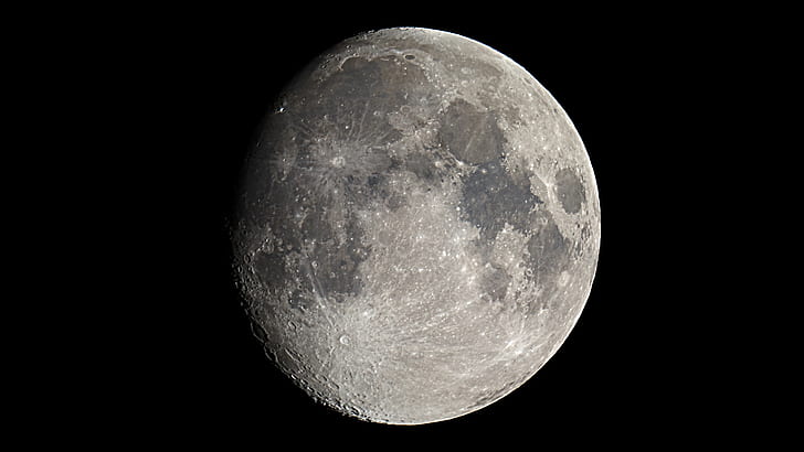 Lune HD, pleine lune, espace, lune, Fond d'écran HD