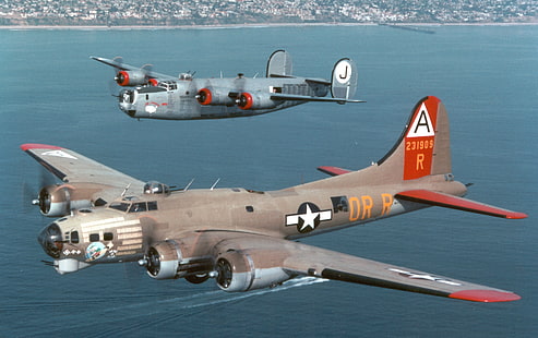 Flugzeuge Militär Bomber Zweiten Weltkrieg b17 b24 Befreier 2950x1855 Flugzeuge Militär HD Art, Militär, Flugzeuge, HD-Hintergrundbild HD wallpaper