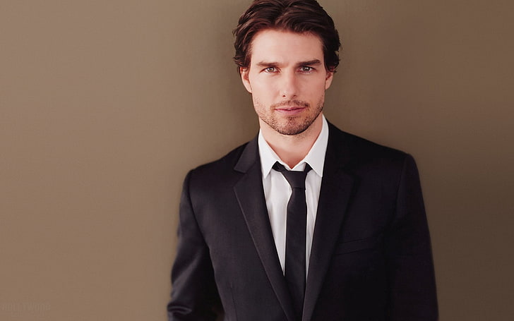 schwarze Reversanzugjacke für Herren, Tom Cruise, Smoking, Krawatte, Schauspieler, HD-Hintergrundbild