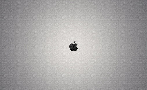 Logo Apple, marchio Apple, computer, Mac, grigio, mosaico, Sfondo HD HD wallpaper