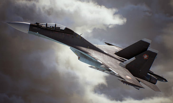 gioco, cielo, aereo, nuvola, jet, kumo, caccia, Ace Combat 7, Sfondo HD